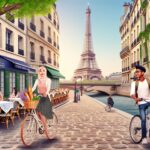 Exploring Paris by bike