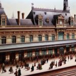 Historic train stations in Paris (e.g., Gare du Nord)