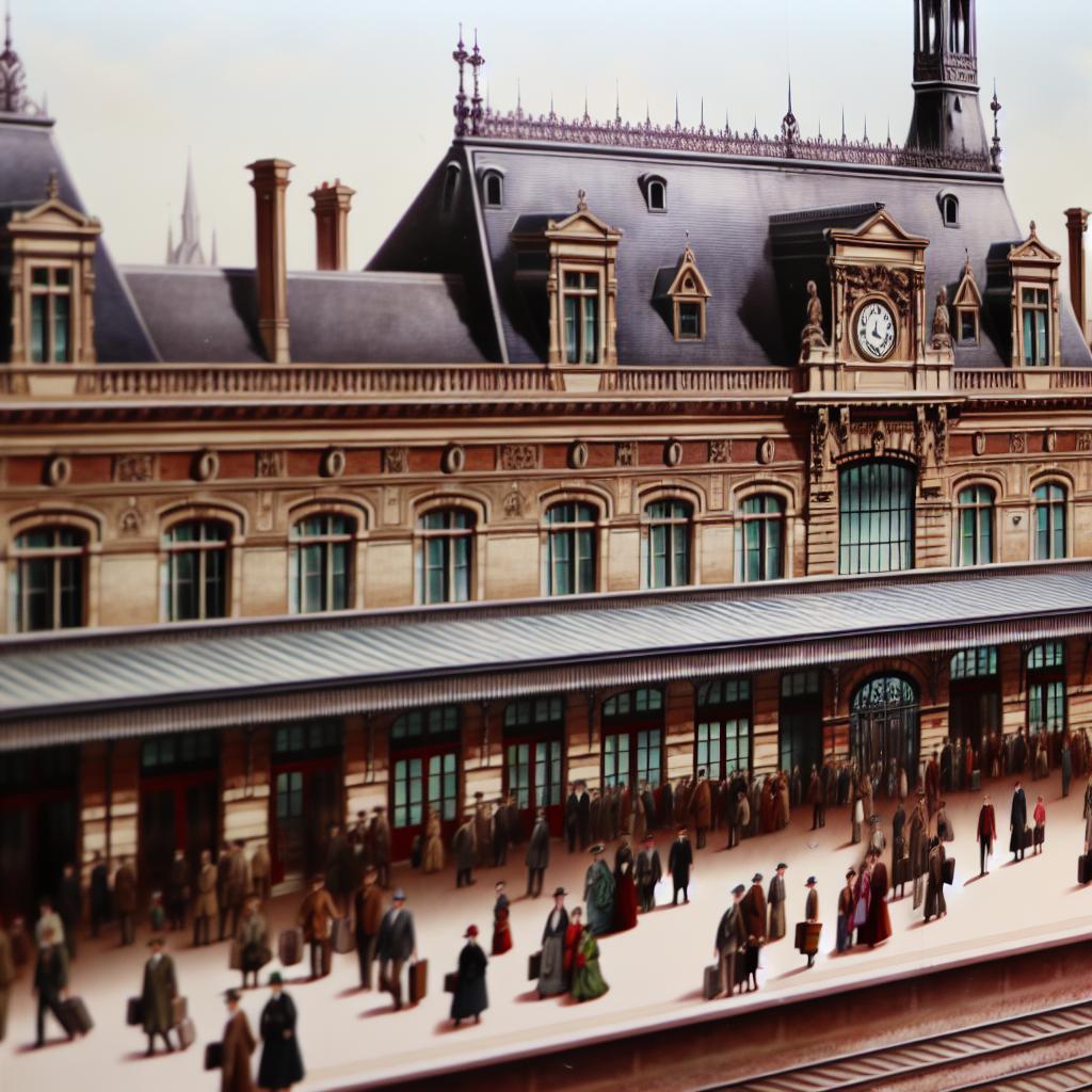 Historic train stations in Paris (e.g., Gare du Nord)