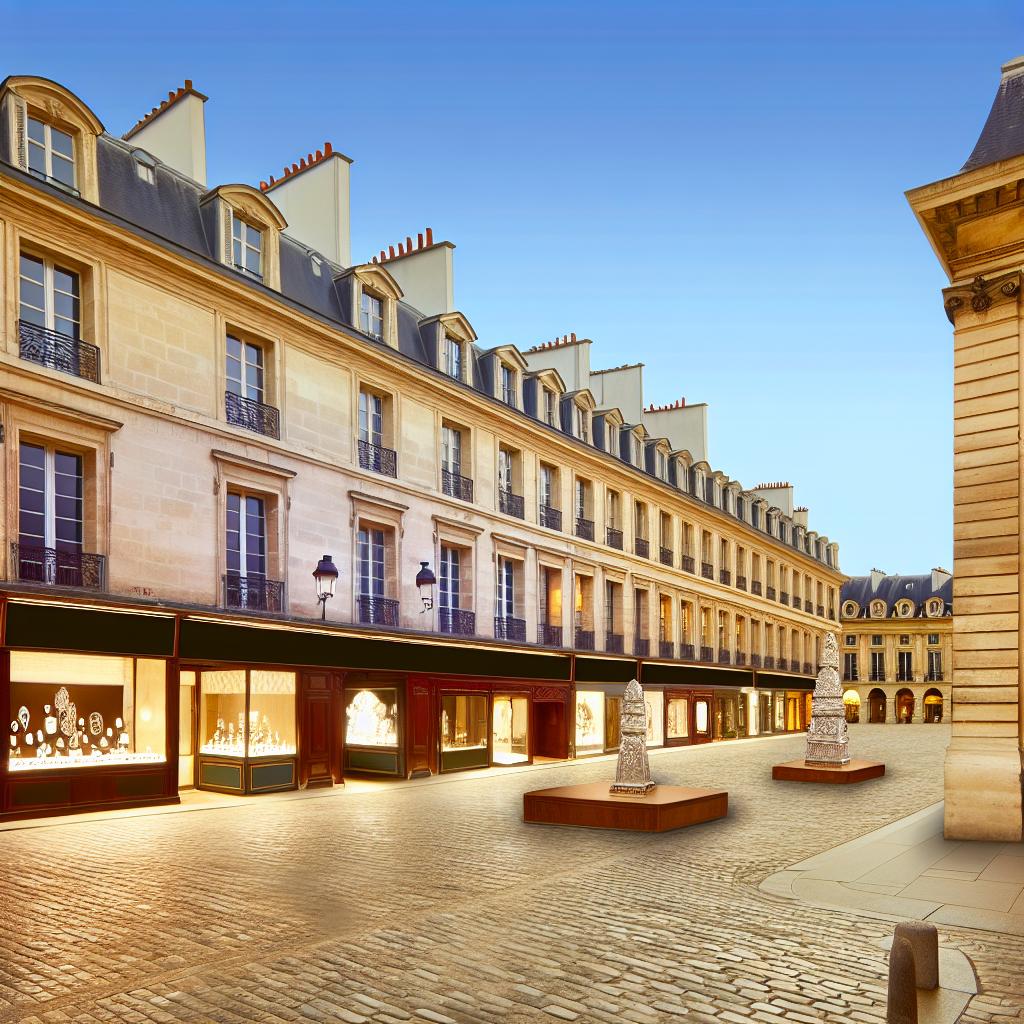 Jewelry shops in Place Vendôme