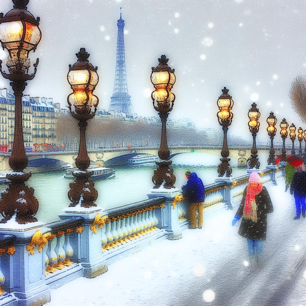 Paris in the snow: magical winter scenes