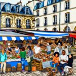 Popular food markets in Paris (e.g., Marché des Enfants Rouges)