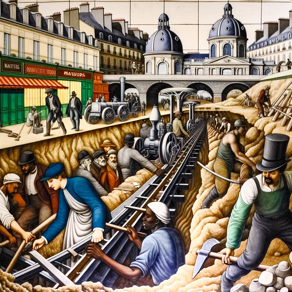 The construction of the Paris Métro