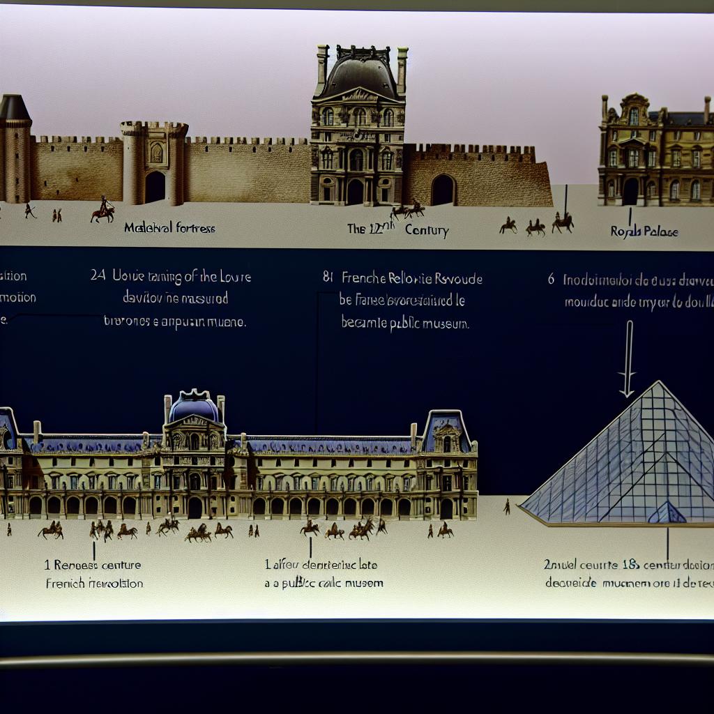 The history of the Louvre Museum